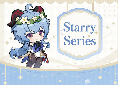 ganyu chibi illustration detail from star series showing front design and color quality