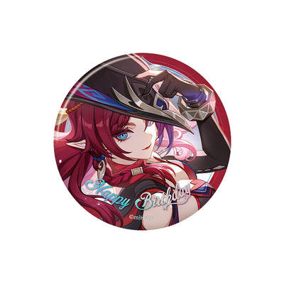 Genshin Impact birthday series badge Chasca character round tinplate pin