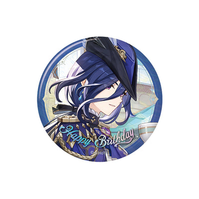 Genshin Impact birthday series badge Clorinde character round tinplate pin