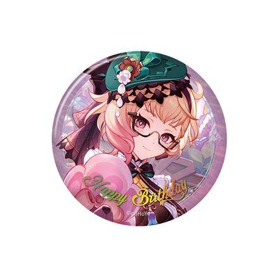 Genshin Impact birthday series badge Emilie character round tinplate pin