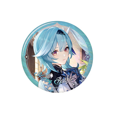 Genshin Impact birthday series badge Eula character round tinplate pin