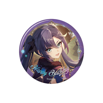 Genshin Impact birthday series badge Mona character round tinplate pin