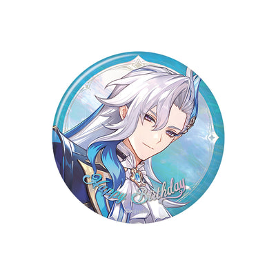Genshin Impact birthday series badge Neuvillette character round tinplate pin