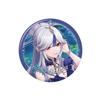 Genshin Impact birthday series badge Ningguang character round tinplate pin