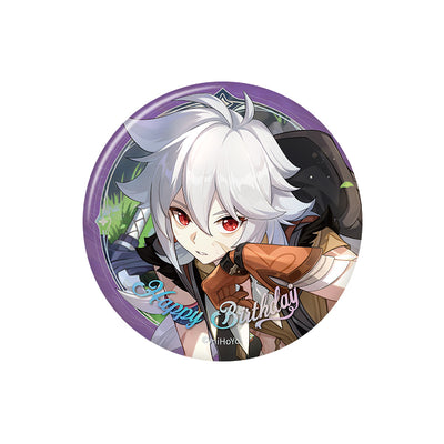 Genshin Impact birthday series badge Razor character round tinplate pin