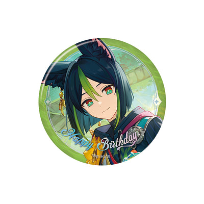Genshin birthday series badge Tighnari character round tinplate pin