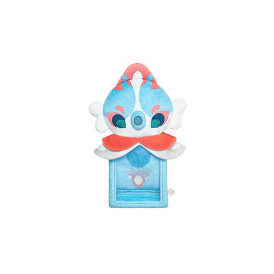 Genshin Impact Bubbler Seahorse plush card holder keychain blue version cute ocean design