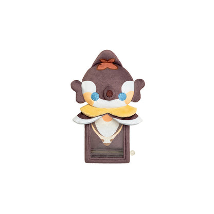 Genshin Impact Bubbler Seahorse plush card holder keychain brown version plush badge holder