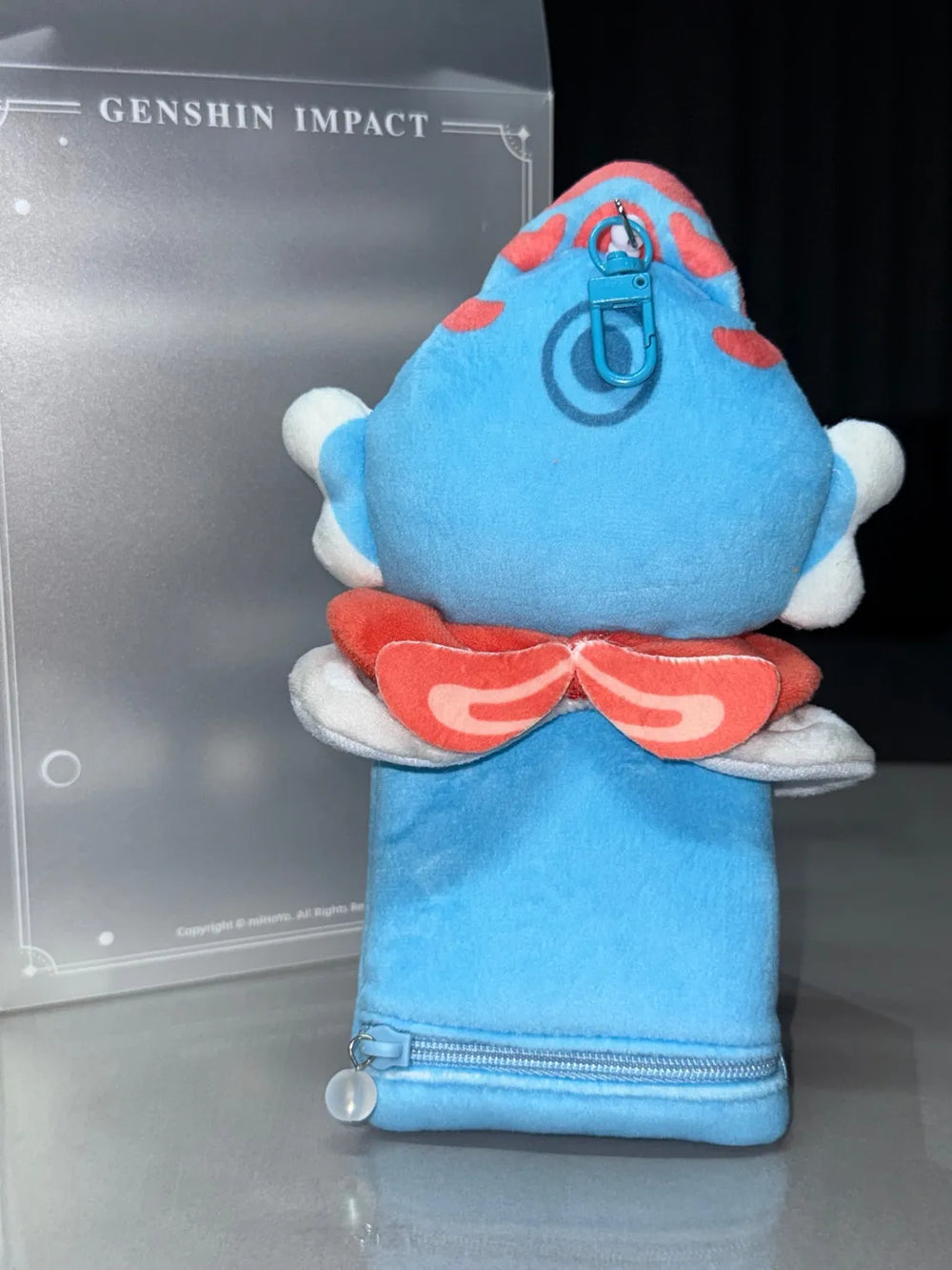Genshin Impact Ocean Series Seahorse Plush Card Holder Keychain