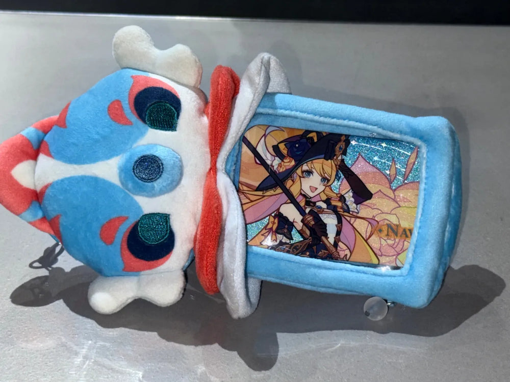 Genshin Impact Ocean Series Seahorse Plush Card Holder Keychain