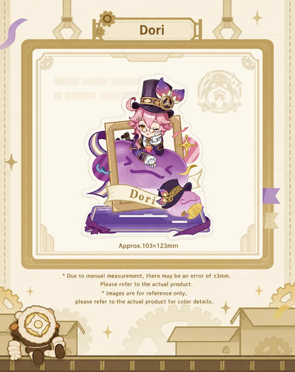 Genshin Carnival Reunion acrylic stand collection display setup