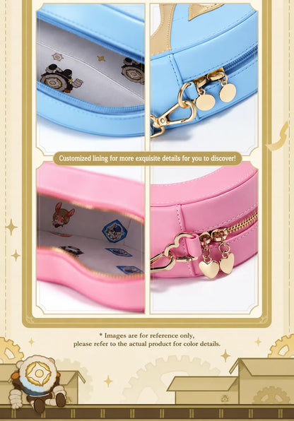 Genshin crossbody bags styled for daily outings and collection display