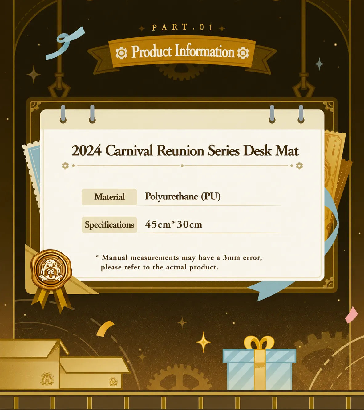 Genshin Impact Desk Mat Carnival Reunion 2024