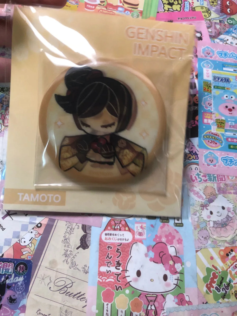 Genshin Impact Chiori Sleeve Series Badge & Acrylic Keychain