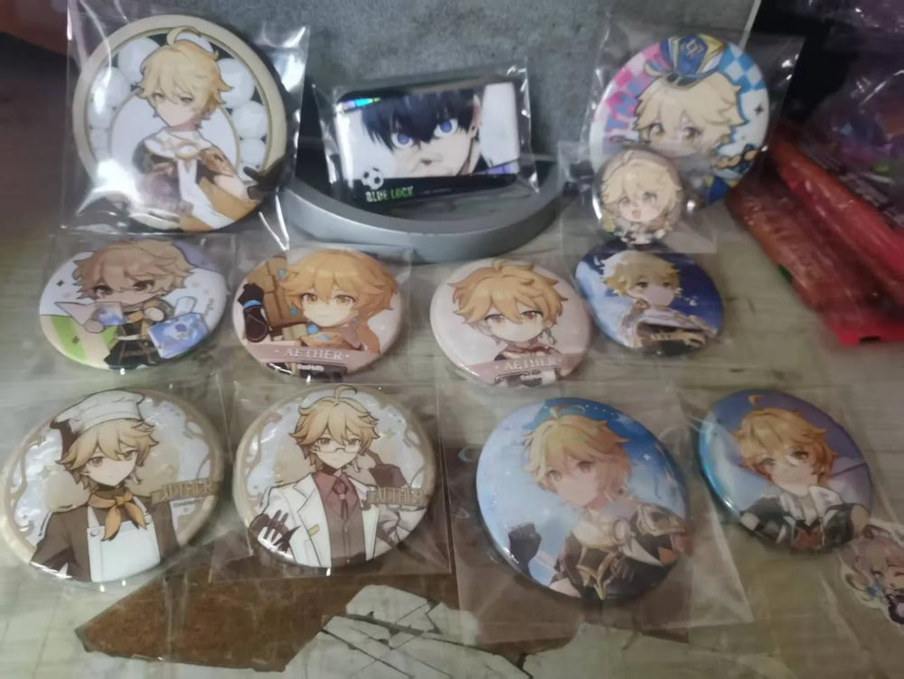 Genshin Impact Cleanse Operation Series Badge & Card Set Collection