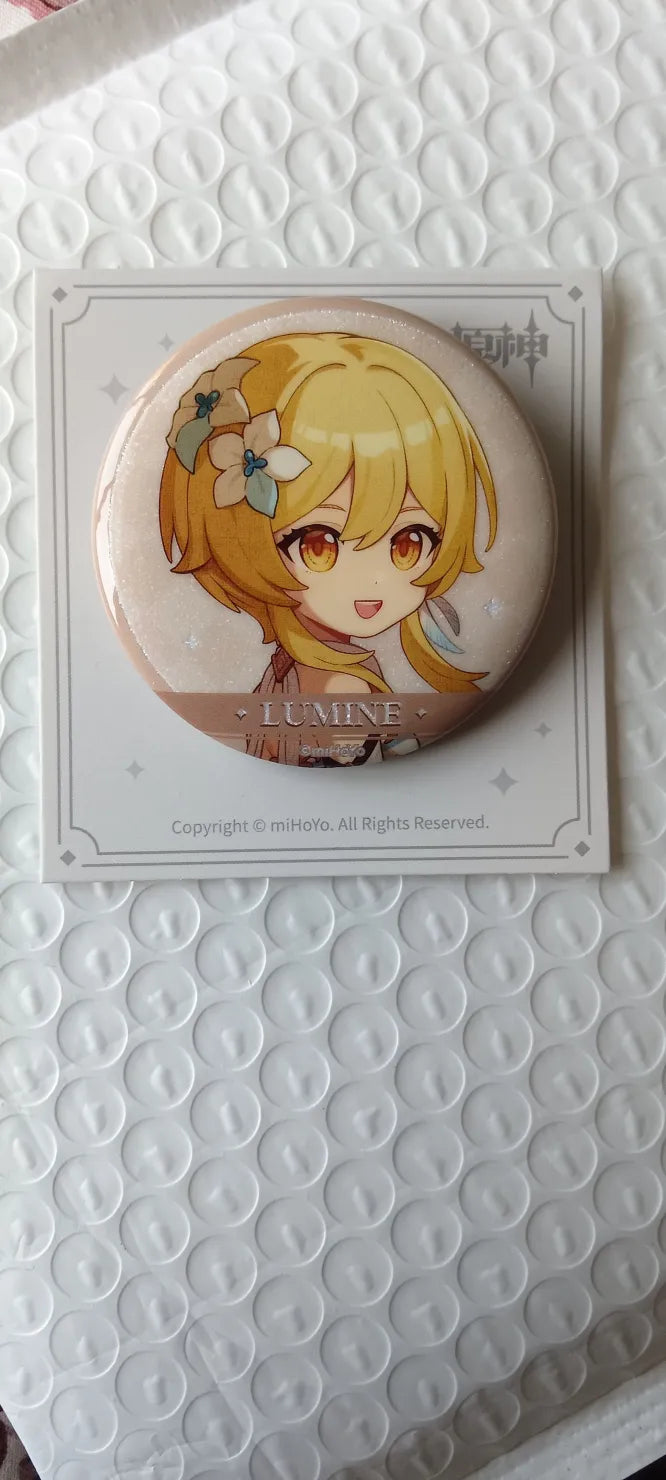 Genshin Impact Cleanse Operation Series Badge & Card Set Collection