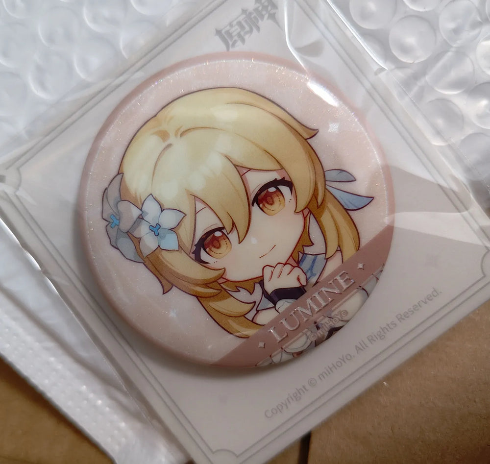 Genshin Impact Cleanse Operation Series Badge & Card Set Collection