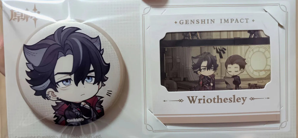 Genshin Impact Cleanse Operation Series Badge & Card Set Collection