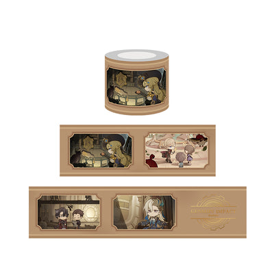 Genshin Impact Cleanse Operation Series themed washi tape design