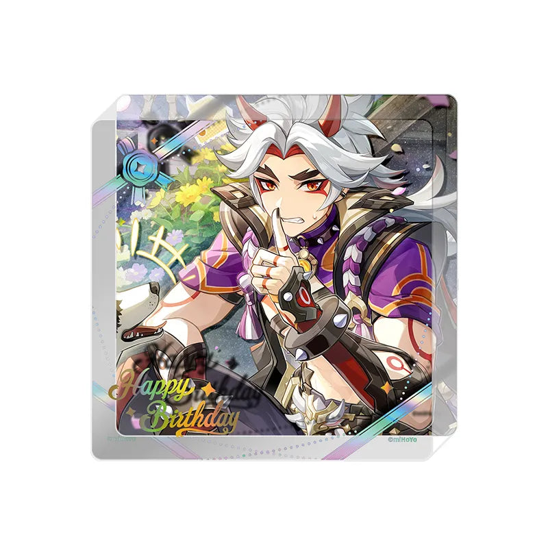 Genshin Impact Day of Destiny Arataki Itto Acrylic Cup Mat