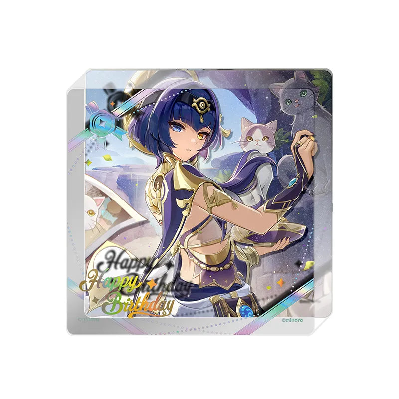 Genshin Impact Day of Destiny Candace Acrylic Cup Mat