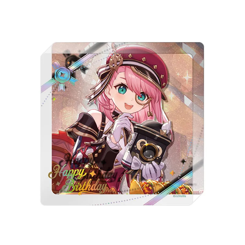 Genshin Impact Day of Destiny Charlotte Acrylic Cup Mat