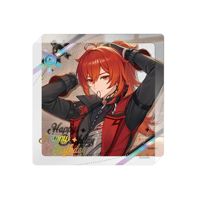 Genshin Impact Day of Destiny Diluc Acrylic Cup Mat