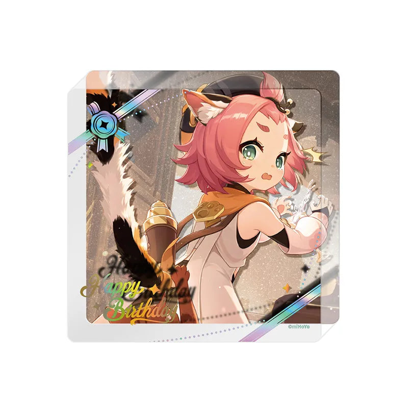 Genshin Impact Day of Destiny Diona Acrylic Cup Mat