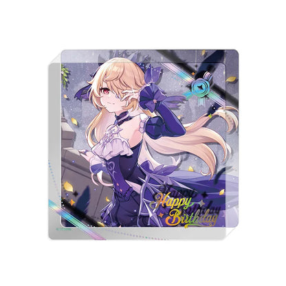 Genshin Impact Day of Destiny Fischl Acrylic Cup Mat