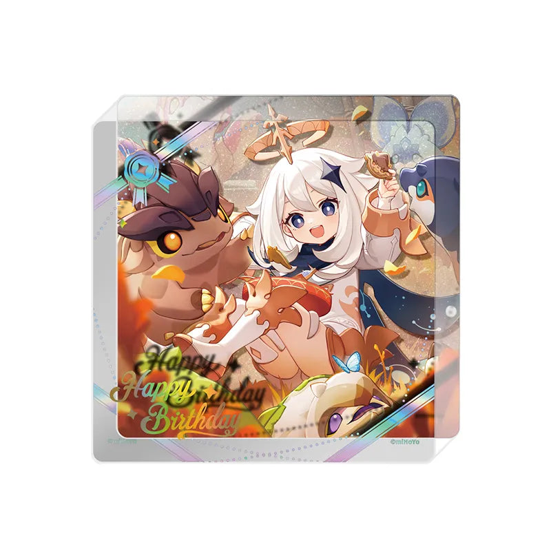 Genshin Impact Day of Destiny Paimon Acrylic Cup Mat