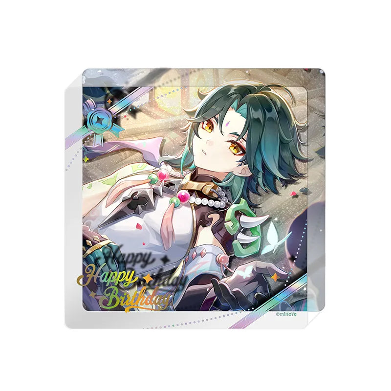 Genshin Impact Day of Destiny Xiao Acrylic Cup Mat