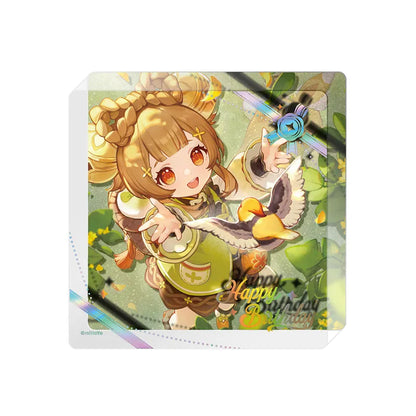 Genshin Impact Day of Destiny Yaoyao Acrylic Cup Mat