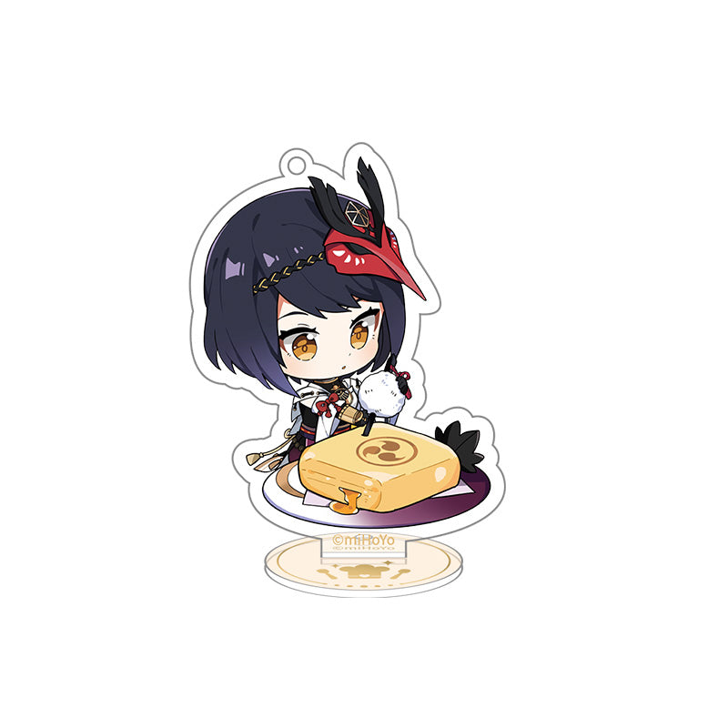 Genshin Impact Flavorful Party Series Kujou Sara acrylic stand chibi character display figure