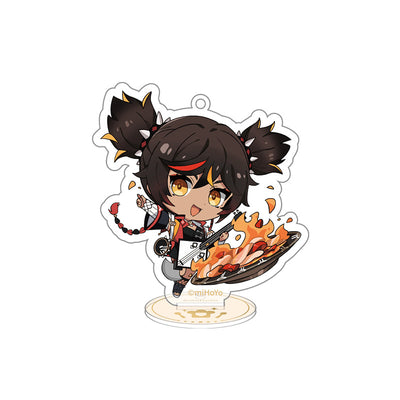 Genshin Impact Flavorful Party Series Xinyan acrylic stand chibi character display figure