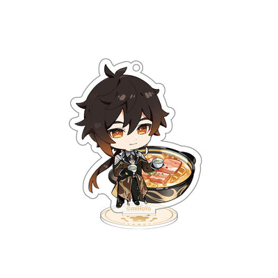 Genshin Impact Flavorful Party Series Zhongli acrylic stand chibi character display figure