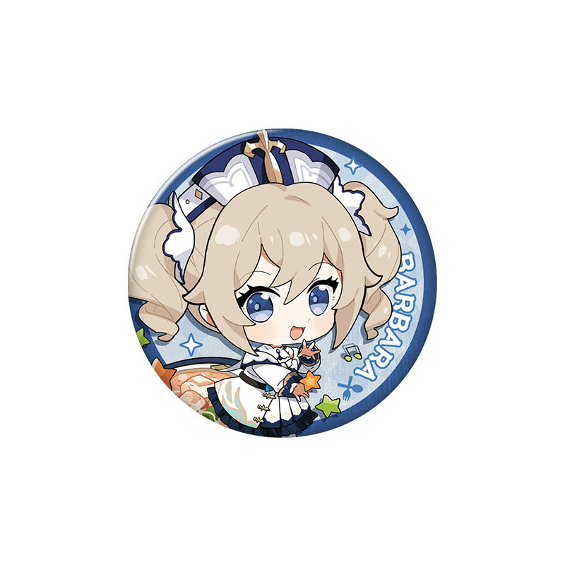 Genshin Impact Flavorful Party Series Barbara character badge chibi design collectible pin