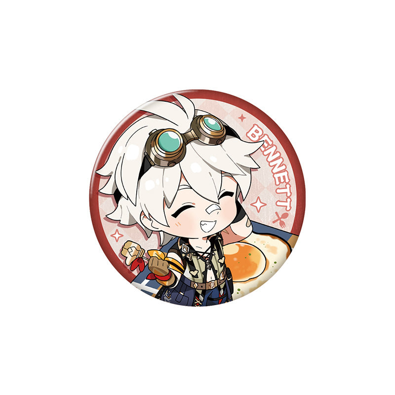 Genshin Impact Flavorful Party Series Bennett character badge chibi design collectible pin