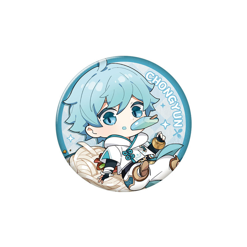 Genshin Impact Flavorful Party Series Chongyun character badge chibi design collectible pin