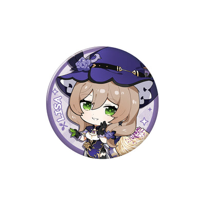 Genshin Impact Flavorful Party Series Lisa character badge chibi design collectible pin