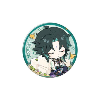 Genshin Impact Flavorful Party Series Xiao character badge chibi design collectible pin