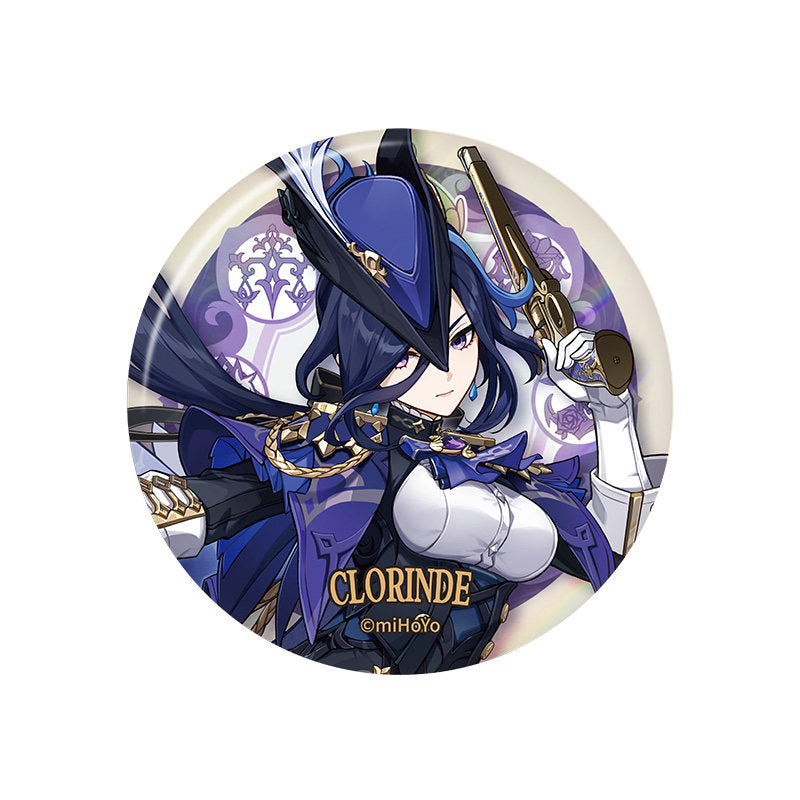 Genshin Impact Fontaine Series character badge Clorinde enamel pin collectible