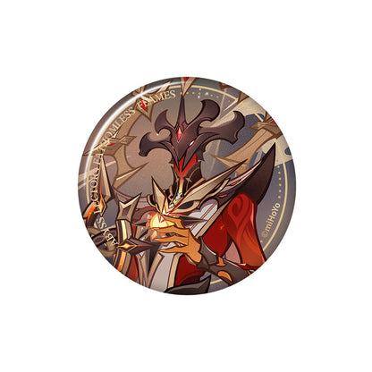 Genshin Impact Genius Invokation TCG acrylic card Abyssal Pyro Mage transparent character card design
