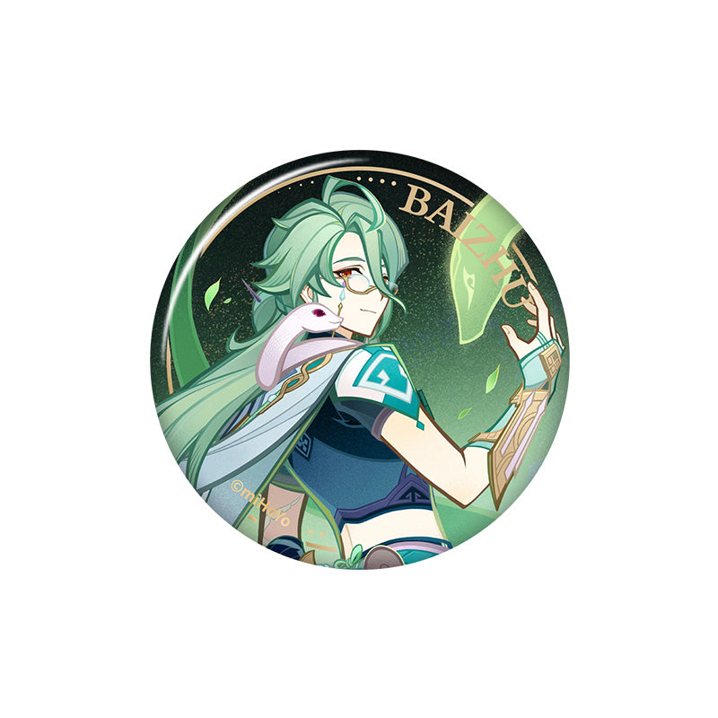 Genshin Impact Genius Invokation TCG acrylic card Baizhu transparent character card design
