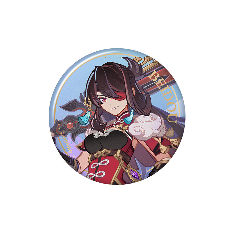 Genshin Impact Genius Invokation TCG acrylic card Beidou transparent character card design