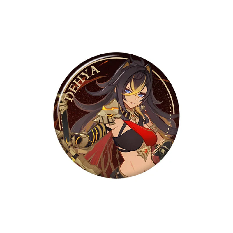 Genshin Impact Genius Invokation TCG acrylic card Dehya transparent character card design