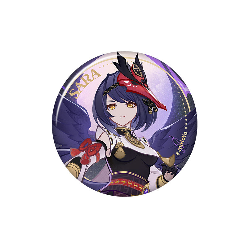 Genshin Impact Genius Invokation TCG acrylic card Kujou Sara transparent character card design