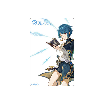 Genshin Impact Genius Invokation TCG acrylic card Xingqiu transparent character card design