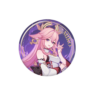 Genshin Impact Genius Invokation TCG acrylic card Yae Miko transparent character card design