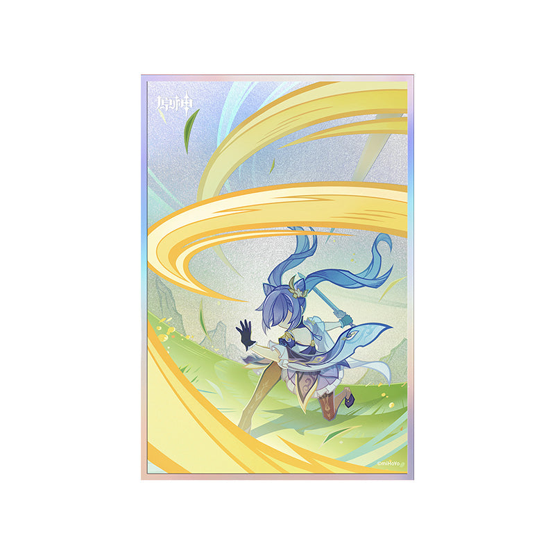 Genshin Impact Genius Invokation TCG art card Charged Attack dynamic illustration