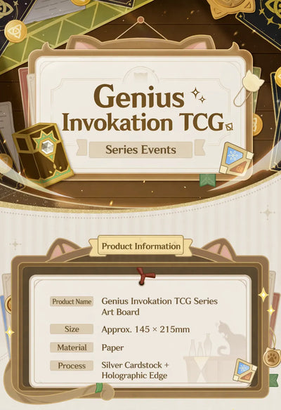 Genshin Impact art card detailed illustration design showcase